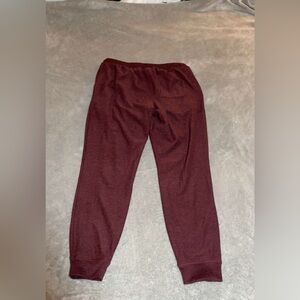 Fabletics Men’s Cloud Jersey Joggers Burgundy New With Tags Size Small